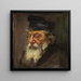 Head of a Jew - Samuel Hirszenberg — framed artwork on a wall
