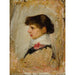 Reproduction of the painting Head of a Model - John William Waterhouse