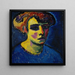 Head of a Woman - Alexej von Jawlensky — framed artwork on a wall
