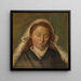 Cabeza de mujer - Romain Looymans — cuadro enmarcado en la pared