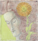 Head of a woman with red hair and chrysanthemums - Jan Toorop — artwork view