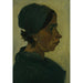 Reproducción del cuadro Cabeza de campesina - Vincent van Gogh