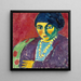 Head of a Woman Hélène - Alexej von Jawlensky — framed artwork on a wall