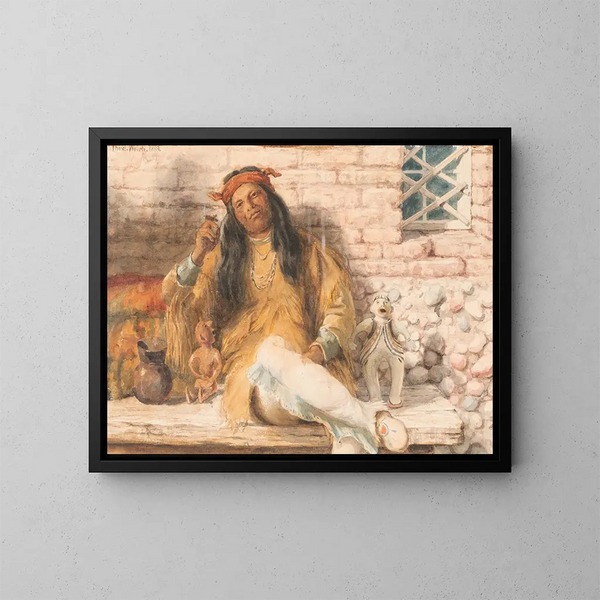 Repos de la tarde - Thaddeus Welch — cuadro enmarcado en la pared