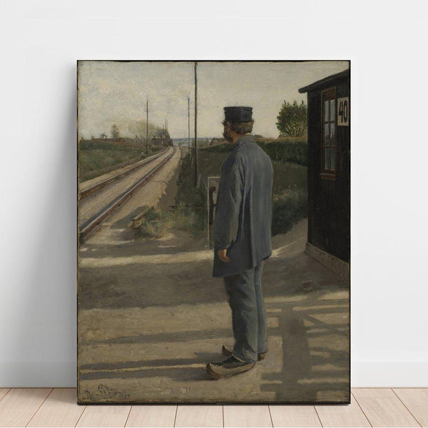 Reproduction of the painting The Lineman - Laurits Andersen Ring