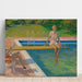 Reproducción del cuadro La vizcondesa de Castlerosse, Palm Springs de Sir John Lavery