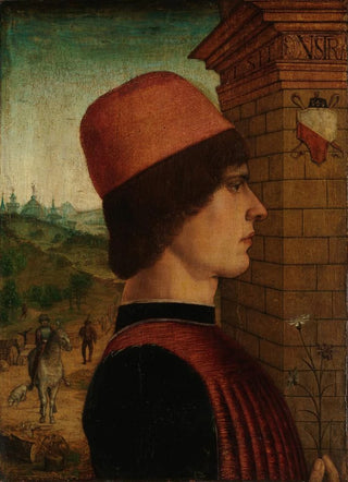 The Maestro delle Storie del Pane - Portrait of a Man possibly Matteo di Sebastiano di Bernardino Gozzadini.webp
