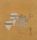 Tetera y tazas - Shibata Zeshin — vista de la obra