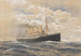 del rápido transatlántico de Bremen Kaiser Wilhelm II de Norddeutscher Lloyd - Themistokles von Eckenbrecher — vista de la obra