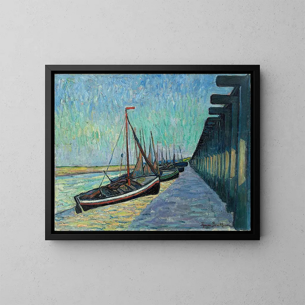 Nieuport - Theo Von Brockhusen — framed artwork on a wall