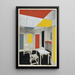 Color Solution - Theo van Doesburg — framed artwork on a wall