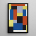 Composición XX - Theo van Doesburg — cuadro enmarcado en la pared