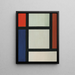 Contre-Composition - Theo van Doesburg — framed artwork on a wall