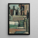 Maisons - Theo van Doesburg — cuadro enmarcado en la pared
