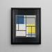 Composition simultanée - Theo van Doesburg — framed artwork on a wall
