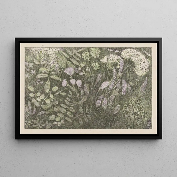 Flowers and Plants - Theo van Hoytema — framed artwork on a wall