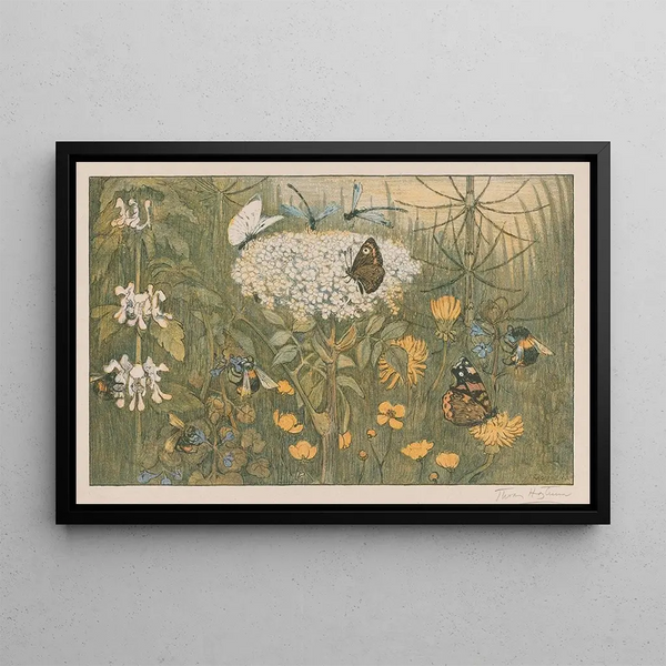 Theo van Hoytema - Bloemen en vlinders.webp