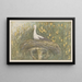 Stork in the nest - Theo van Hoytema — framed artwork on a wall