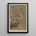 Standing Duck - Theo van Hoytema — framed artwork on a wall