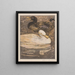 Two ducks - Theo van Hoytema — framed artwork on a wall