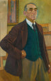Autorretrato con chaleco verde - Theo van Rysselberghe — vista de la obra