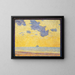 Grandes nubes - Theo van Rysselberghe — cuadro enmarcado en la pared