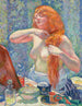 Mujer con peinado La pelirroja VIII - Théo van Rysselberghe — vista de la obra