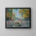 La Fontaine - Theo van Rysselberghe — cuadro enmarcado en la pared