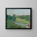 La valle de la Sambre - Theo van Rysselberghe — cuadro enmarcado en la pared