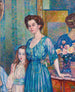 Madame von Bodenhausen con su hijo Luli - Theo van Rysselberghe — vista de la obra