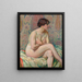 Sin Asiento Maude - Theo van Rysselberghe — cuadro enmarcado en la pared