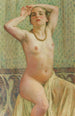 Paquita con collar - Theo van Rysselberghe — vista de la obra