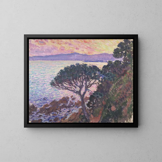 Theo van Rysselberghe - PineTree near the Mediterranean Sea at Sunset.webp