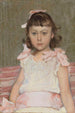Retrato de niña - Theo van Rysselberghe — vista de la obra