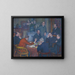 La Lectura - Theo van Rysselberghe — cuadro enmarcado en la pared