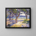 La Mediterránea en Le Lavandou - Theo van Rysselberghe — cuadro enmarcado en la pared