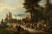 Mercado de pescado en la orilla - Theobald Michau — vista de la obra