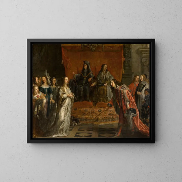 L'Envoyé - Theodoor Boeyermans — framed artwork on a wall