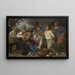 Allégorie de los cinco sentidos - Theodoor Rombouts | Cuadro — cuadro enmarcado en la pared