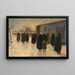 À la veillée - Theodoor Verstraete — framed artwork on a wall