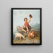 Petit chevrier - Theodor Hosemann — framed artwork on a wall
