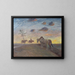 Evening landscape painting - Theodor Philipsen — framed artwork on a wall