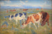 vacas pastando en la isla de Saltholm - Theodor Philipsen — vista de la obra