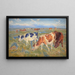 vacas pastando en la isla de Saltholm - Theodor Philipsen — cuadro enmarcado en la pared