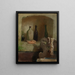 Still life with bottles - Theodor Poeckh — framed artwork on a wall