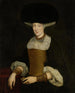 Portrait of a young woman richly dressed - Theodor Roos — artwork view