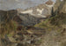 Gosaumühle with Dachstein - Theodor von Hermann — artwork view