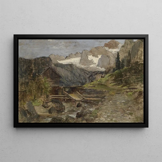 Theodor Von Hrmann - Gosaumhle mit Dachstein.webp