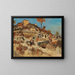Landscape Painting of the South - Theodor von Hermann — framed artwork on a wall