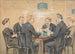 Players of Cards at the Café - Theodor Zasche — artwork view